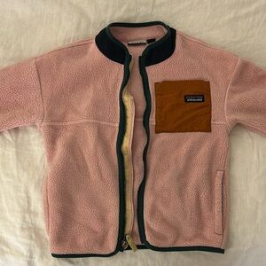 Patagonia Pink fleece, kids 5T